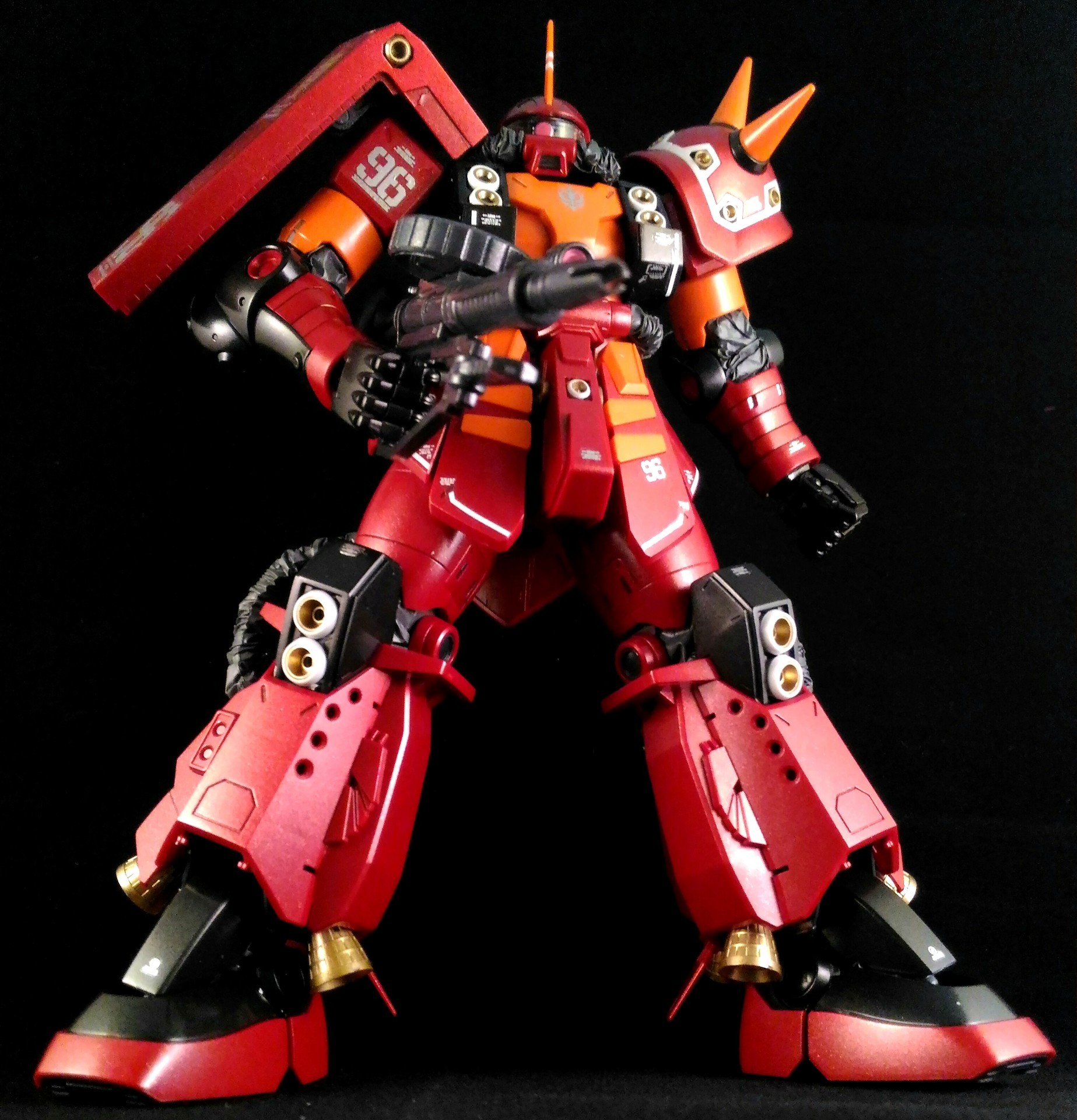 完成MGサイコザクVer.Kaメタリック塗装: 初めてのガンプラお手軽工房