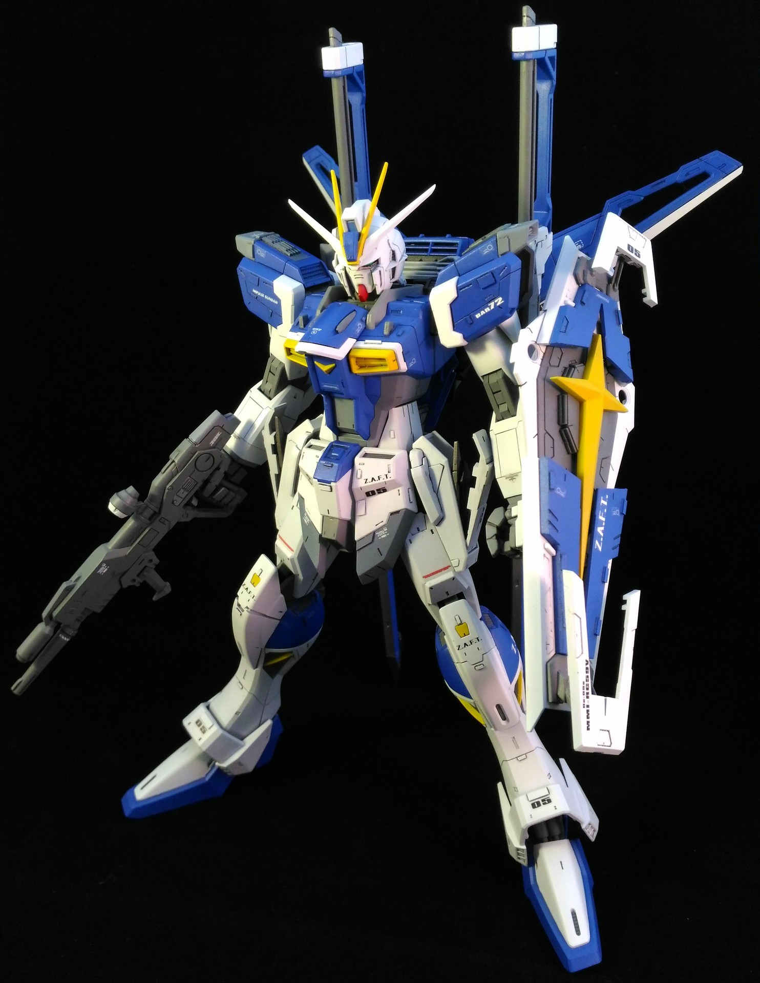 作例MGソードインパルス: 初めてのガンプラお手軽工房