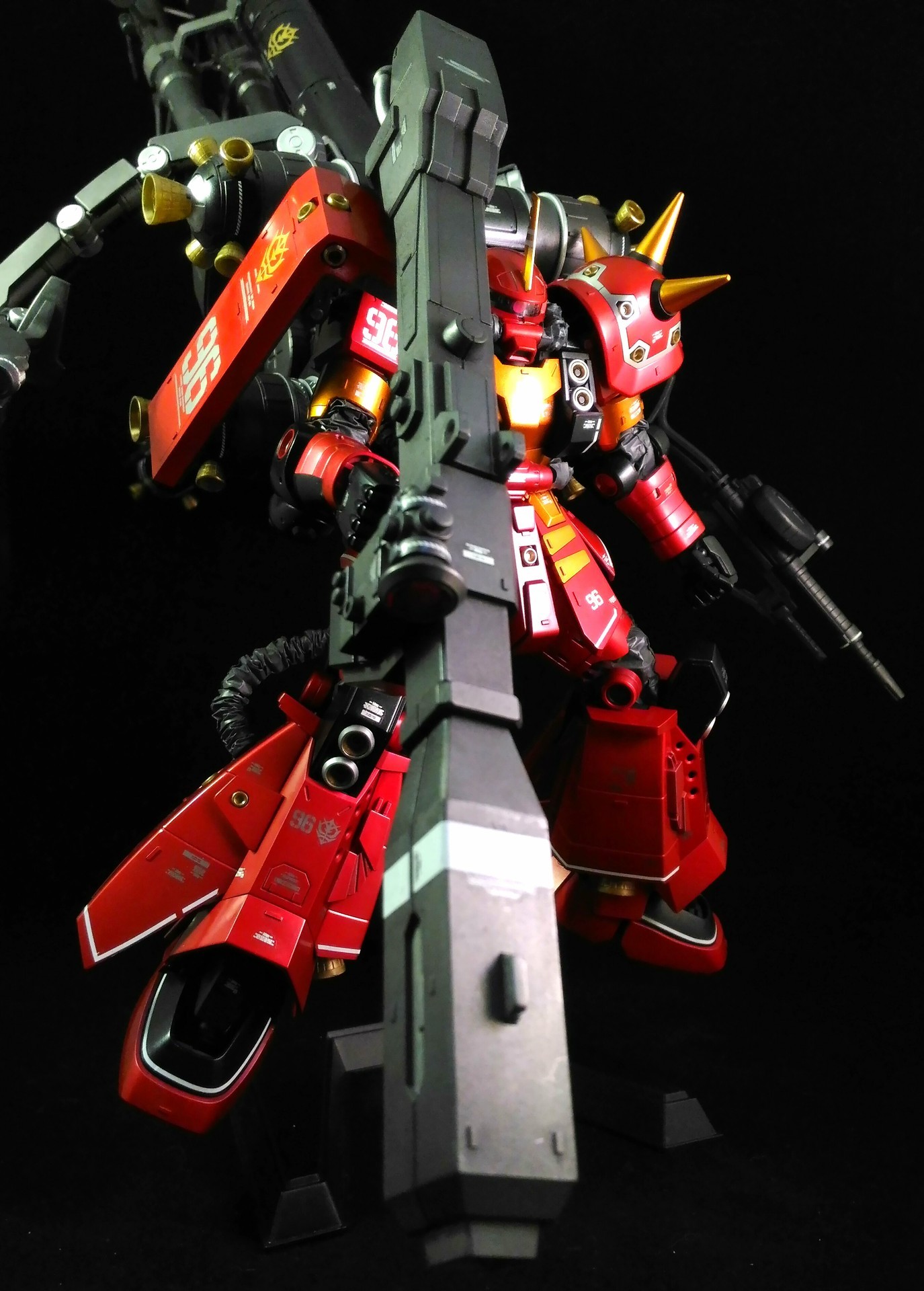 ガンダム MG Ver.Ka サイコ・ザク キャンディ塗装完成品 - おもちゃ